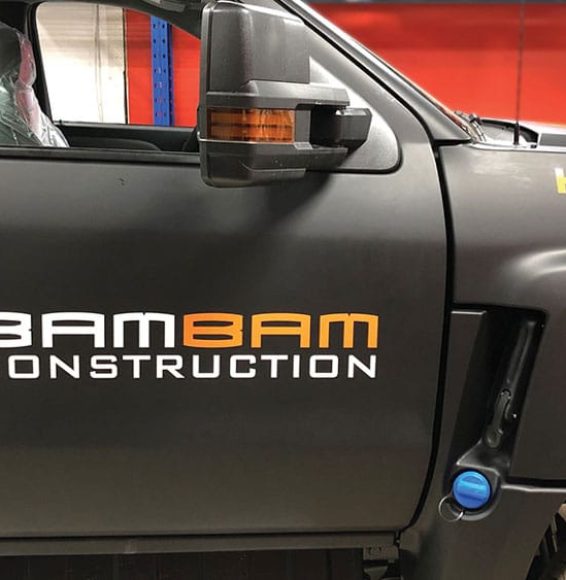 bambam-Construction-Truck-Decals-Truck-Lettering-in-GTA-VinylWrapToronto.com-Vehicle-Wrap-in-Toronto-Vinyl-Wrap-Toronto